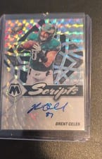 2022 Panini Mosaic Scripts Brent Celek #S-BC card