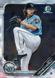 2019 Bowman Chrome Prospects Brent Honeywell #BCP-88 card