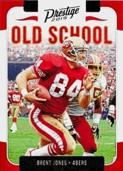2019 Panini Prestige Old School Brent Jones #OS-BJ card