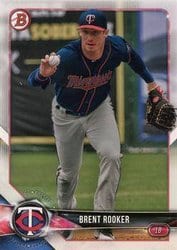 2018 Bowman Draft Base Set Brent Rooker #BD-191 card