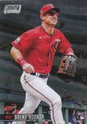 2021 Stadium Club Chrome Base Set Brent Rooker #322 card