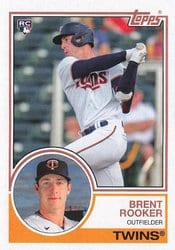 2021 Topps Archives Base Set Brent Rooker #157 card
