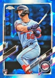 2021 Topps Chrome Sapphire Edition Base Set Brent Rooker #480 card