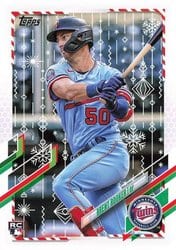 2021 Topps Holiday Base Set Brent Rooker #HW158 card