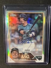 2023 Topps Chrome Update 2023 All-Star Game Autograph Brent Rooker #ASGA-BR card