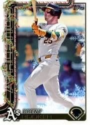 2025 Topps Holiday Base Set Brent Rooker #H147 card