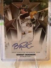 2025 Topps Update Baseball Stars Autographs Brent Rooker #BSAU-BR card