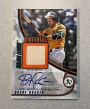 2025 Topps Update Major League Material Autographs Brent Rooker #MMAU-BRO card
