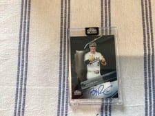 2026 Topps Chrome Black Autographs Brent Rooker #CBA-BR card