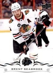 2018-19 Upper Deck Base Set Brent Seabrook #292 card