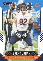 2021 Score Base Set Brent Urban #129 card