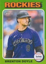 2024 Topps Heritage Base Set Brenton Doyle #643b card