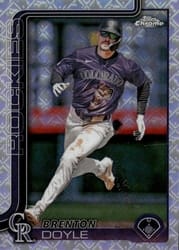 2025 Topps Chrome Logofractor Edition Base Set Brenton Doyle #118 card