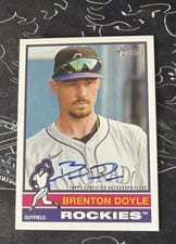 2025 Topps Heritage Real One Autographs Brenton Doyle #ROA-BDO card