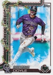 2025 Topps Holiday Base Set Brenton Doyle #H101b card