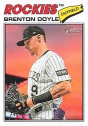 2026 Topps Heritage Base Set Brenton Doyle #355 card