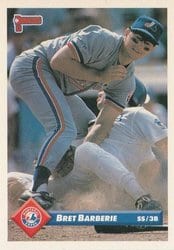 1993 Donruss Base Set Bret Barberie #12 card