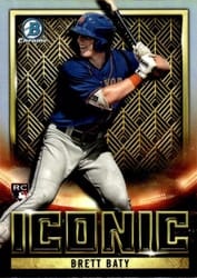 2023 Bowman Chrome Iconic Brett Baty #BI-20 card