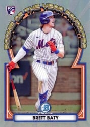2023 Bowman Rookie of the Year Favorites Brett Baty #ROYF-3 card