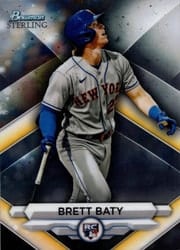2023 Bowman Sterling Base Set Brett Baty #BSR-26 card