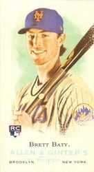 2023 Topps Allen & Ginter Mini Rookie Design Variations Brett Baty #RDV-5 card