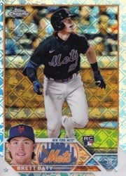 2023 Topps Chrome Logofractor Edition Base Set Brett Baty #204 card