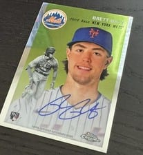 2023 Topps Chrome Platinum Anniversary Autographs Brett Baty #CPA-BBA card