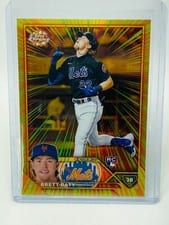 2023 Topps Chrome Radiating Rookies Brett Baty #RR-9 card