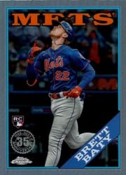 2023 Topps Chrome Update 1988 Topps Baseball Brett Baty #88CU-15 card