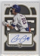 2023 Topps Definitive Collection Rookie Autographs Brett Baty #DRA-BB1 card