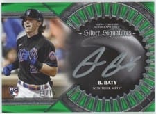 2023 Topps Five Star Silver Signatures Brett Baty #SS-BB card