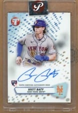 2023 Topps Pristine Autographs Brett Baty #PA-BB card