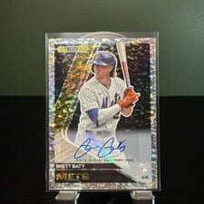 2023 Topps Update Black Gold Autographs Brett Baty #BG-15 card
