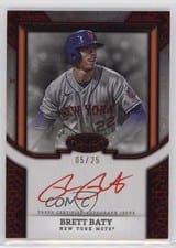 2024 Topps Tier One Talent Autographs Brett Baty #T1TA-BBA card