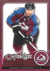 2008-09 O-Pee-Chee Base Set Brett Clark #721 card