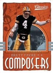2018 Panini Classics Composers Brett Favre #23 card