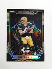 2018 Panini Obsidian Brett Favre #91 card