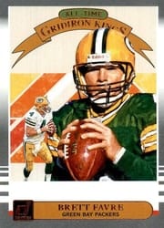 2019 Donruss All-Time Gridiron Kings Brett Favre #AGK-4 card