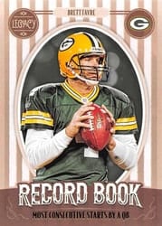 2019 Panini Legacy Record Book Brett Favre #RB-BF card