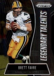 2019 Panini Prizm Legendary Talents Brett Favre #8 card