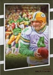 2020 Donruss All-Time Gridiron Kings Brett Favre #ATGK-BF card