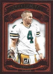2020 Donruss Legends of the Fall Brett Favre #LF-BF card