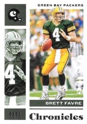 2020 Panini Chronicles Base Set Brett Favre #36 card