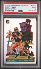 2020 Panini Donruss Optic Downtown Brett Favre #DT-23 card