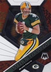 2020 Panini Mosaic Will to Win Brett Favre #WW12 card