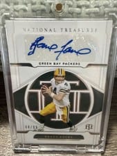 2020 Panini National Treasures Signatures Brett Favre #S-BF card
