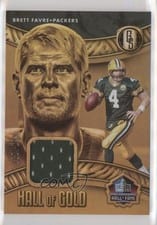 2022 Panini Gold Standard Hall of Gold Threads Brett Favre #HOG-BFA card
