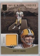 2024 Donruss Elite Influential Jerseys Brett Favre #IJS-BFA card