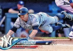 2018 Topps Base Set Brett Gardner #204 card