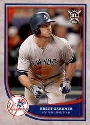 2018 Topps Big League Base Set Brett Gardner #384 card